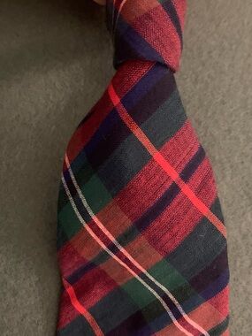 ALL COTTON Plaid Tie